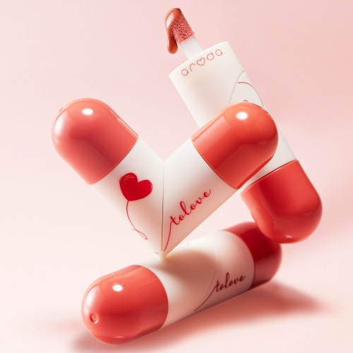 Тинт Heart to Love тёплый тон Dual Lip Glow, набор из 3 шт.